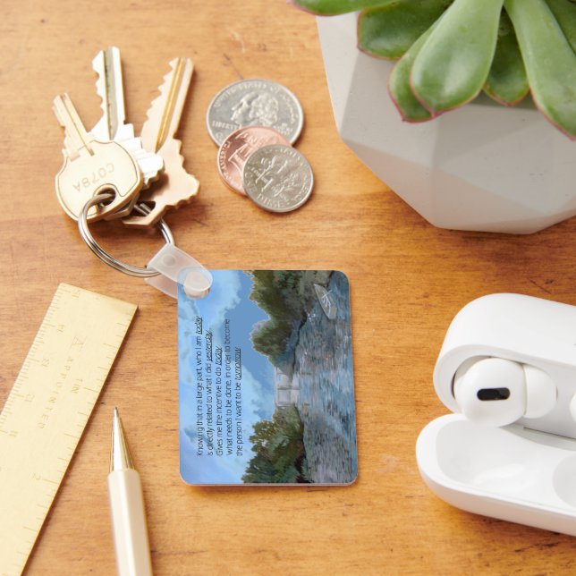 Chaveiro Quem sou hoje Inspirador (Mesa)