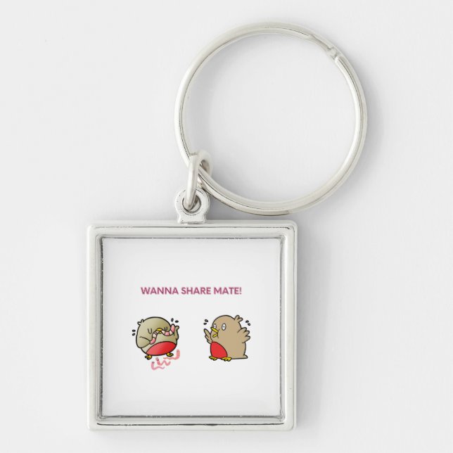 Chaveiro Quer compartilhar, amigo! (Frente)