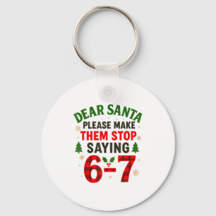 Chaveiro Querido Papai Noel 67 Natal Divertido Six Seven 6-