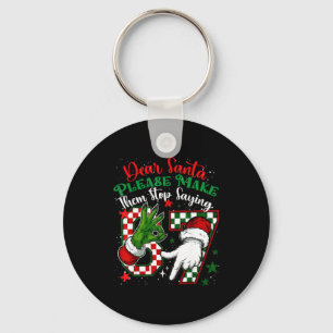 Chaveiro Querido Papai Noel 67 Natal Engraçado Seis Sete 6-