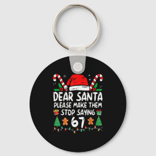 Chaveiro Querido Papai Noel 67 Natal Engraçado Six Seven 6-