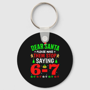 Chaveiro Querido Papai Noel 67 Natal Engraçado Six Seven 6-