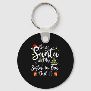Chaveiro Querido Papai Noel Minha Cunhada Fez Isso Natal Di