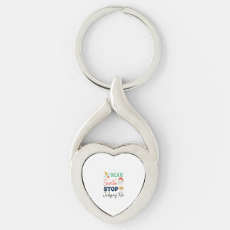 Chaveiro Querido Papai Noel Pare de Me Julgar Natal Cogumel