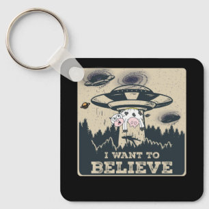 Chaveiro Quero Acreditar Que Aliens A Área 51 Roswell