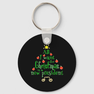 Chaveiro Quero Que O Natal Seja Uma Nova Árvore Do Presiden