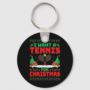 Chaveiro Quero Uma Tênis De Natal - Jogador De Tênis