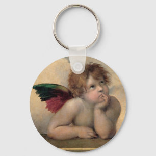 Chaveiro Querubim de Sistine Madonna por Raphael