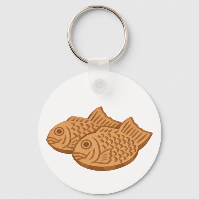 Chaveiro Quiet Icons – Japanese Taiyaki (Frente)