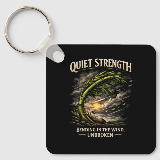 Chaveiro Quiet Strength (Frente)