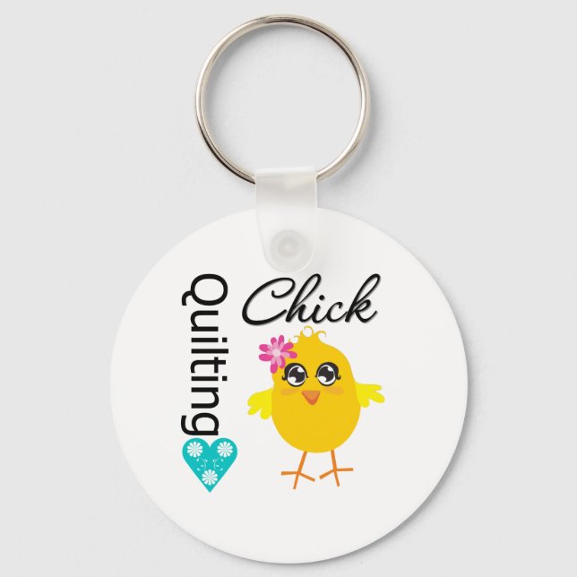 Chaveiro Quilting Chick (Frente)