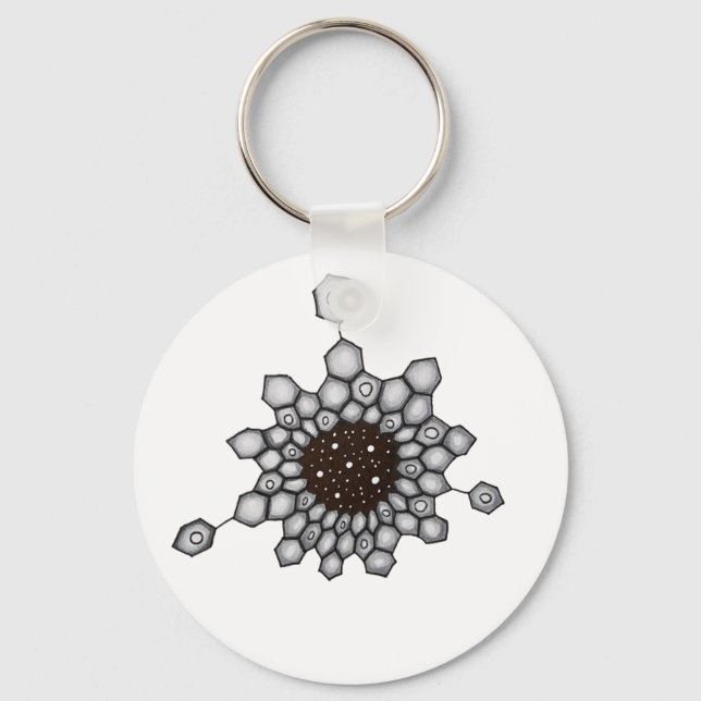 Chaveiro Química Orgânica - Estrelas Espaciais Aromáticas (Frente)