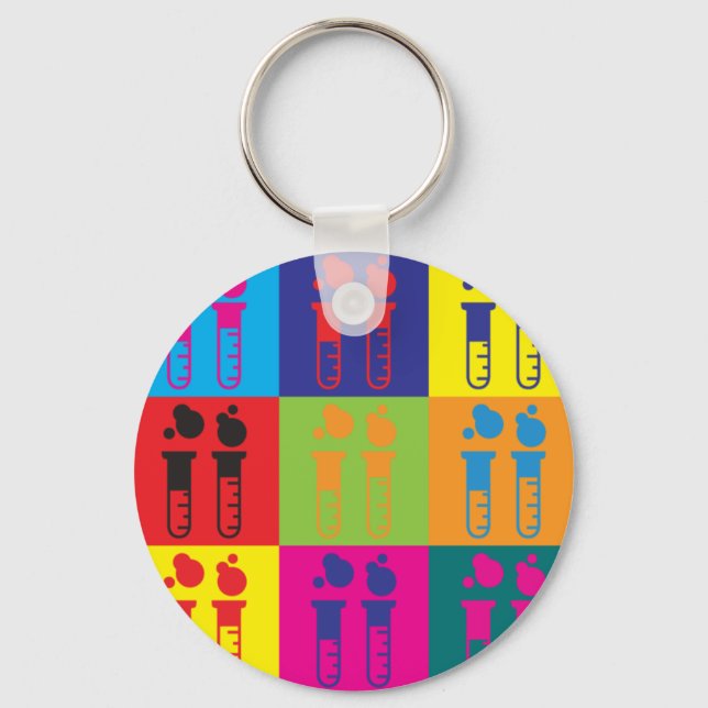 Chaveiro Química Pop Art (Frente)