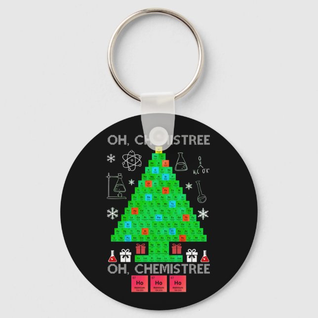 Chaveiro Quimistree Chemistree Engraçado Ciência (Frente)