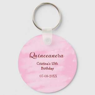 Chaveiro Quinceanera anos 15 de aniversário adicione nome t