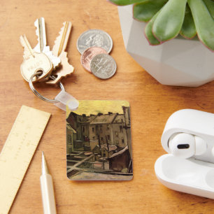 Chaveiro Quintais de casas velhas por Vincent van Gogh