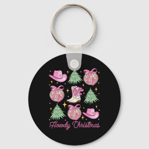 Chaveiro Quintal cor-de-rosa Arco Xmas Tree Wester