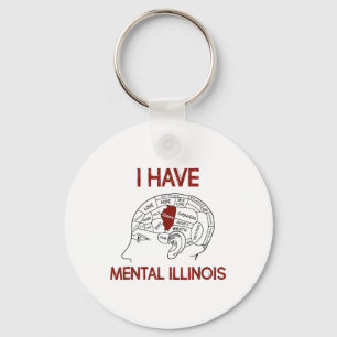 Chaveiro Quote Amantes Eu Tenho Mental Illinois