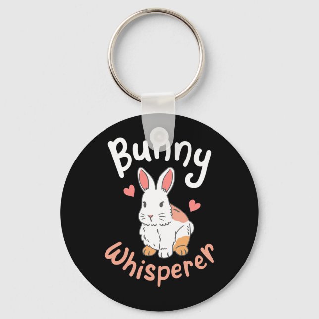 Chaveiro Rabbit Bunny Whisperer (Frente)