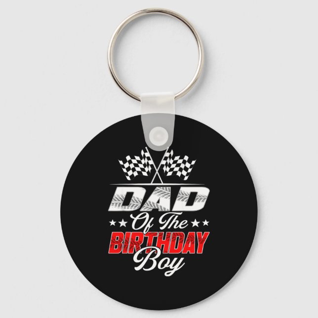 Chaveiro Race Car Dad Of The Birthday Boy Racing Family T C (Frente)