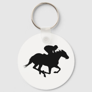 Chaveiro Race Horse Silhouette
