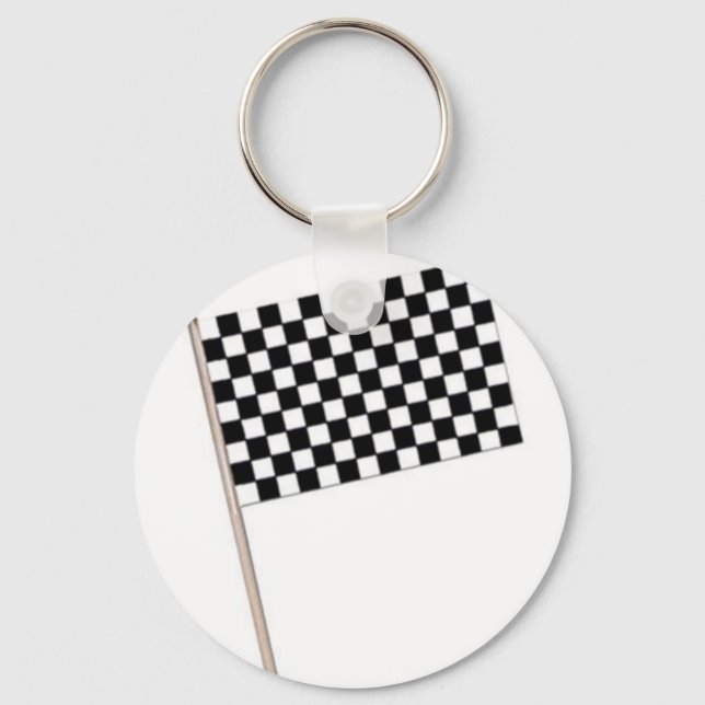 Chaveiro Racing Checkered Flags (Frente)