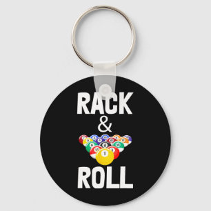Chaveiro Rack &amp; Rolar Camisetas Legal de Bola Bilhar