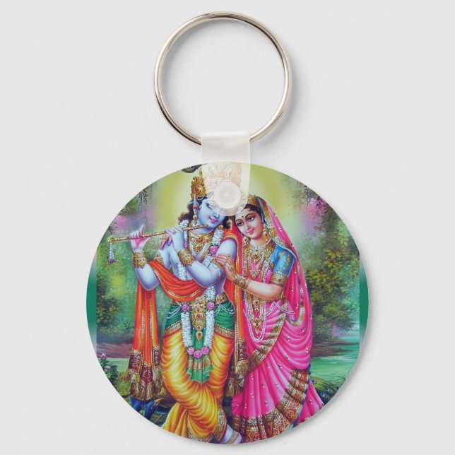Chaveiro Radha e Krishna (Frente)
