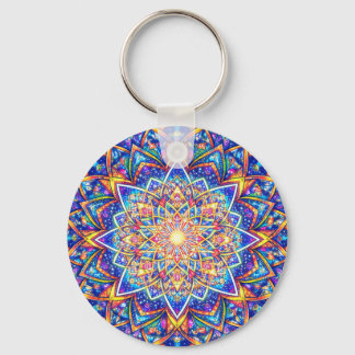 Chaveiro Radiant Kaleidoscope Mandala – Color Harmony Keych