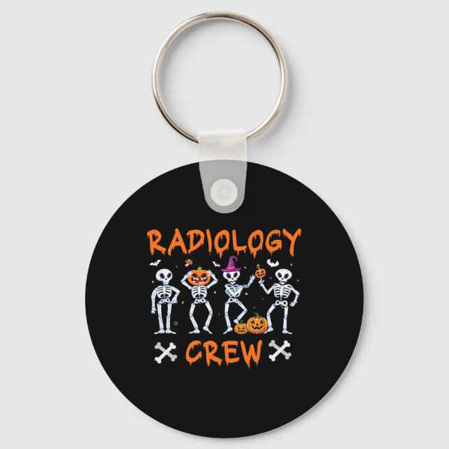 Chaveiro Radiologia do Halloween outono Rad Tech X ray Tec (Frente)