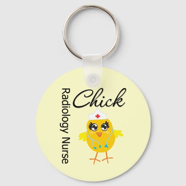 Chaveiro Radiology Nurse Chick v1 (Frente)