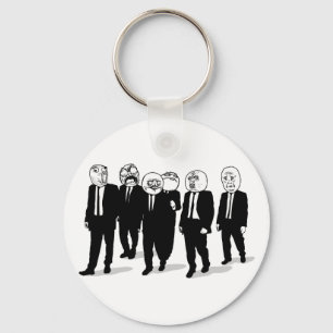 Chaveiro Rage Comic Meme Rostos Andando. Eu, Gusta.