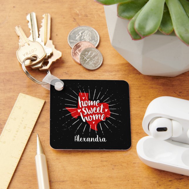 Chaveiro Raider Red e Black Home Sweet Home Page Texas Keyc (Mesa)