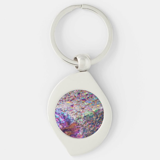 Chaveiro Rainbow Aura Crystals (Frente)