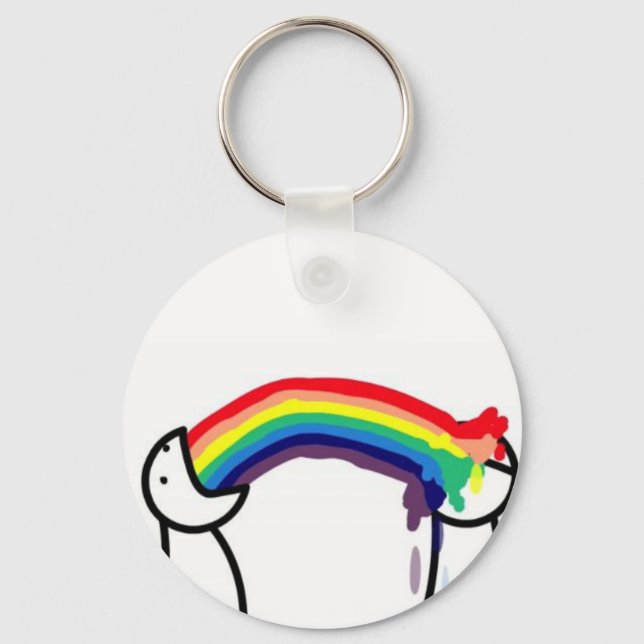 Chaveiro Rainbow Barf (Frente)