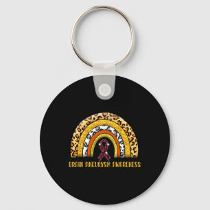 Chaveiro Rainbow Brain Aneurysm Warrior