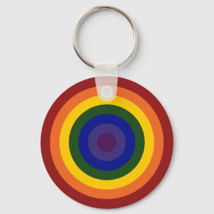 Chaveiro Rainbow Bullseye