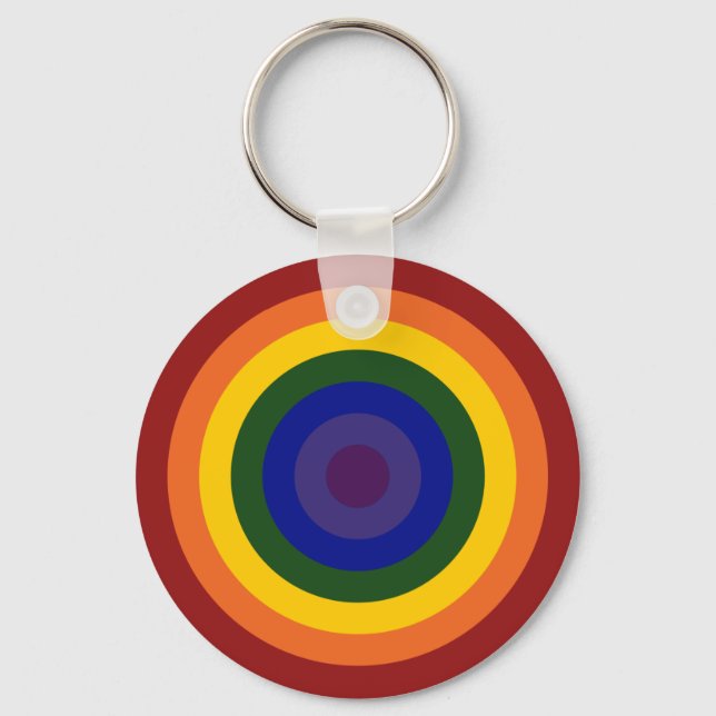 Chaveiro Rainbow Bullseye (Frente)