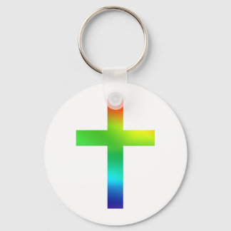 Chaveiro Rainbow Cross