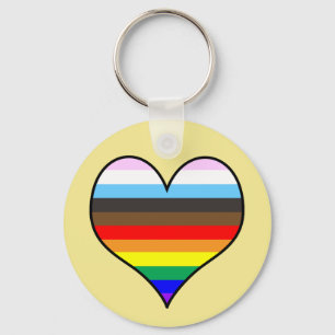 Chaveiro Rainbow Heart