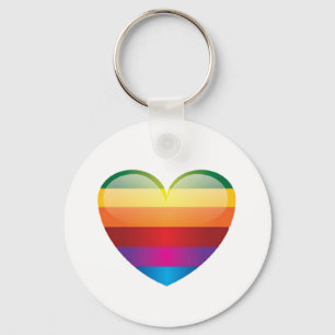 Chaveiro Rainbow Heart