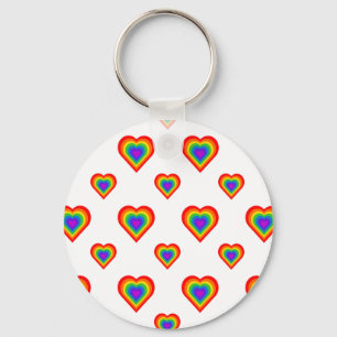 Chaveiro Rainbow Heart