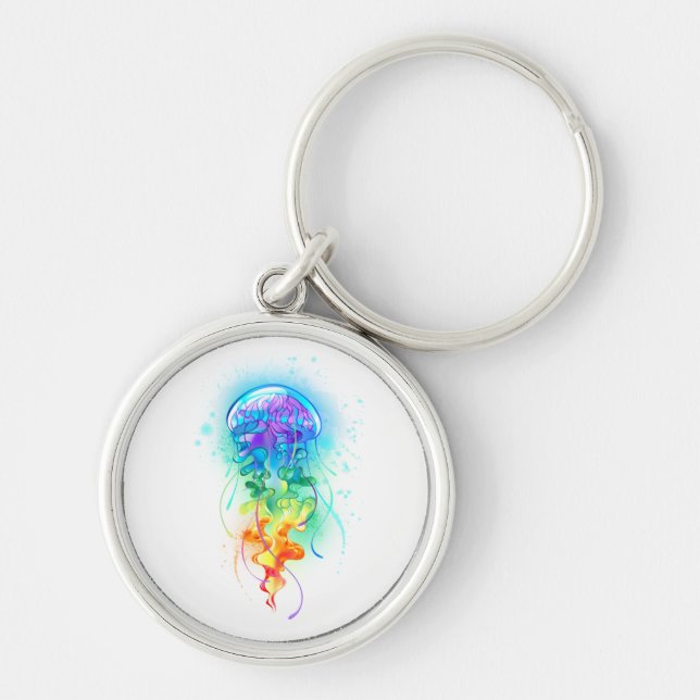 Chaveiro Rainbow jellyfish (Frente)