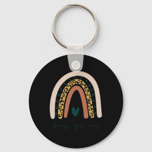 Chaveiro Rainbow Mental Health Semicolon Continue Indo Boho