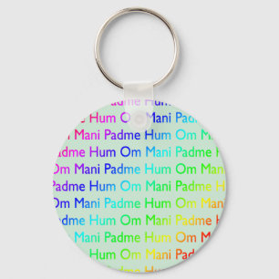 Chaveiro Rainbow Om Mani Padme Hum (no Baby Blue)