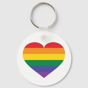 Chaveiro Rainbow Pride Heart