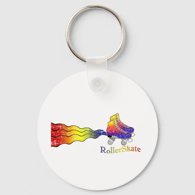 Chaveiro Rainbow Rollerskates (Frente)