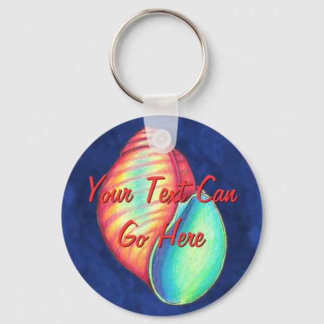 Chaveiro Rainbow Shell Keyring (Frente)