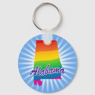 Chaveiro Rainbow State Of Alabama