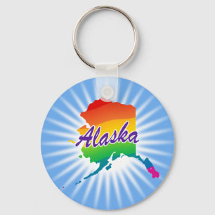 Chaveiro Rainbow State Of Alaska